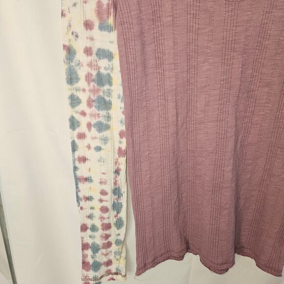 Free People Big Sur Tie Dye Long Sleeve Tee. Misty Mountain Color size Large - Picture 6 of 9